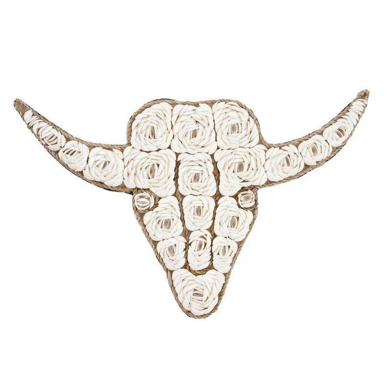 De stierenschelp - Wit-Bazar Bizar Living-Ik Hout ervan.