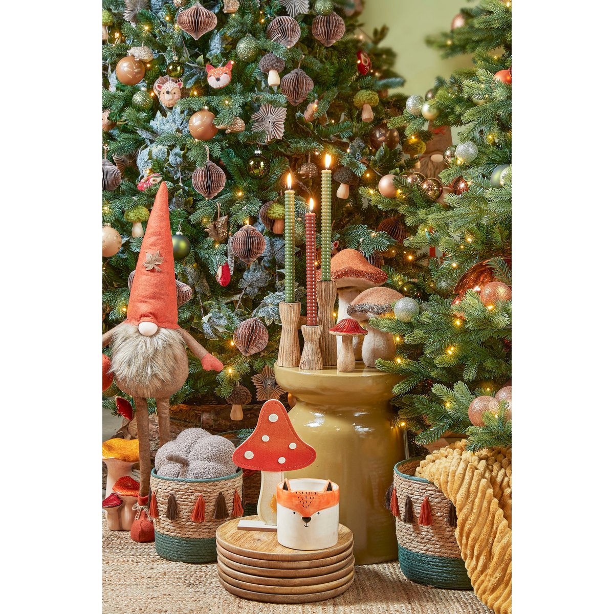 Duko Bord - Ø40 cm - 100% FSC Mangohout - Bruin-boho musthaves-Mica Decorations-Ik Hout ervan.