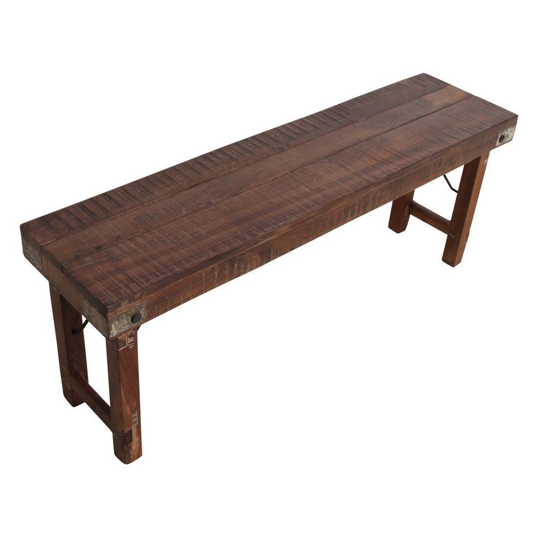 Eetkamerbank inklapbaar - 120 cm-tafel-Raw Materials-Ik Hout ervan.