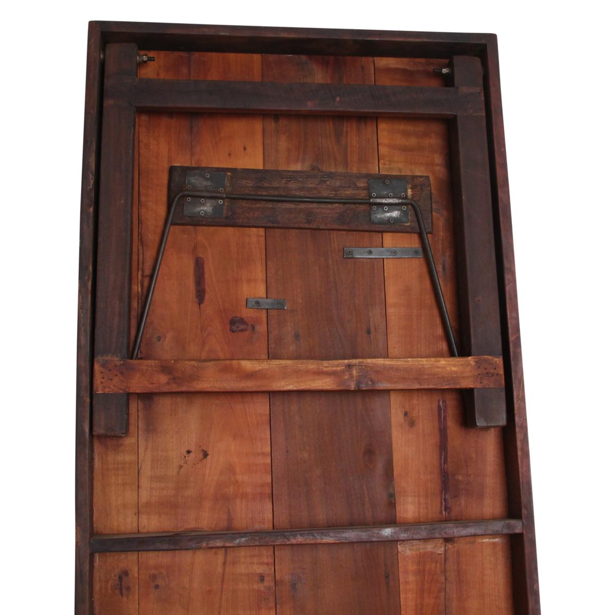 Eettafel bruin opklapbaar XL-tafel-Raw Materials-Ik Hout ervan.