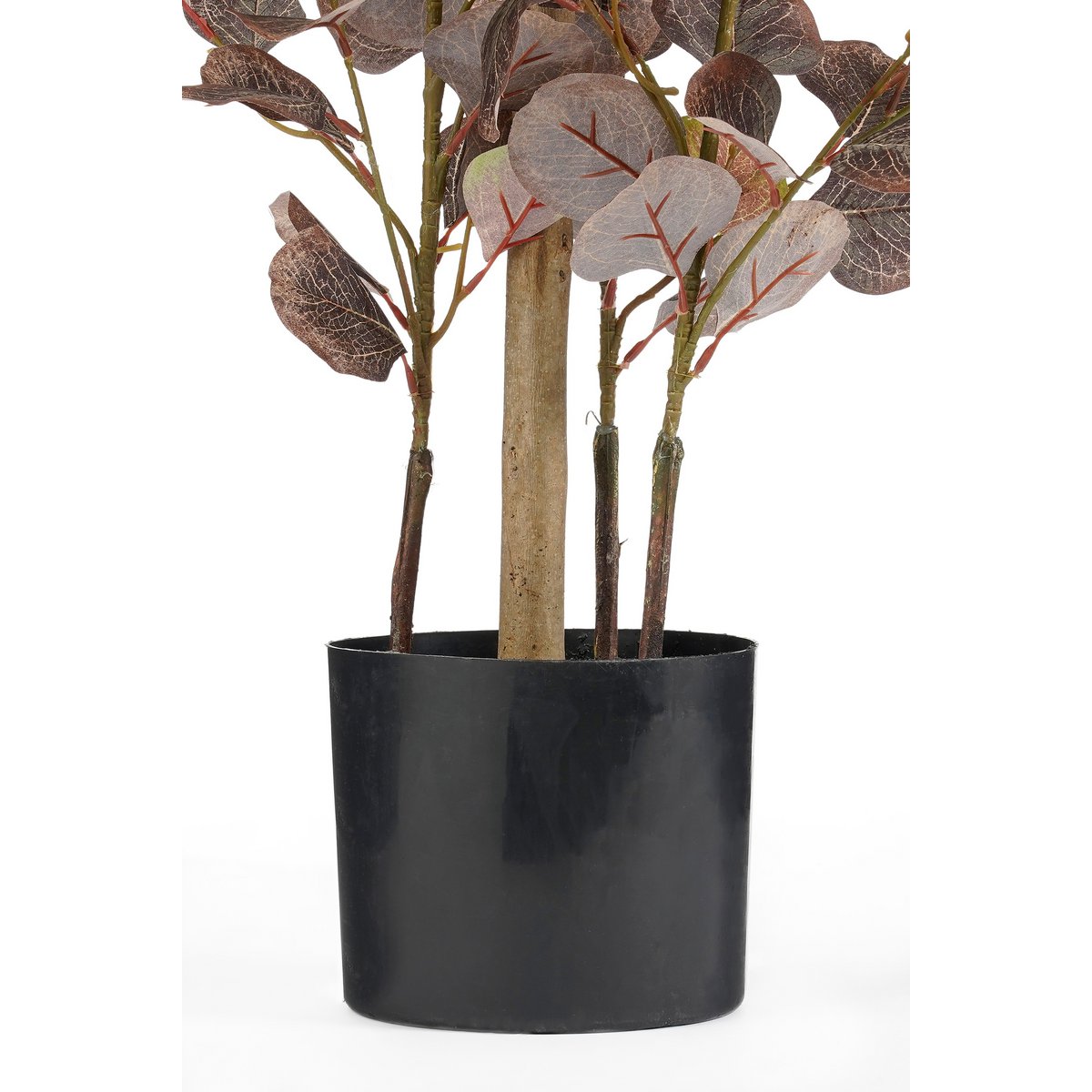 Eucalyptus Kunstplant in Bloempot - H150 x Ø30 cm - Brons-Mica Decorations-Ik Hout ervan.