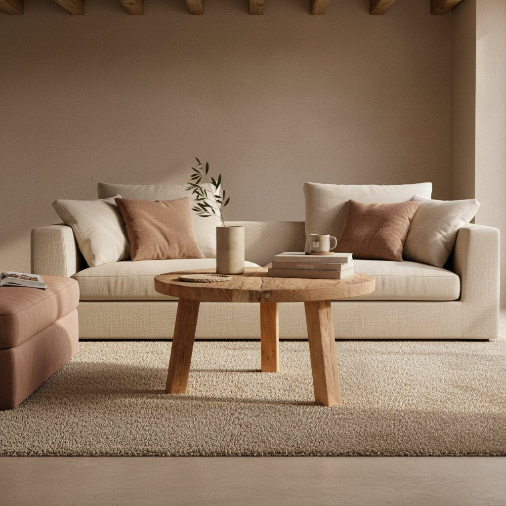 Farmwood salontafel rond-salontafel-Raw Materials-Ik Hout ervan.