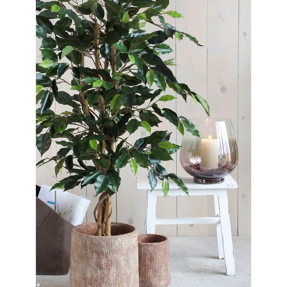 Ficus Kunstplant - H150 x Ø85 cm - Groen-Mica Decorations-Ik Hout ervan.