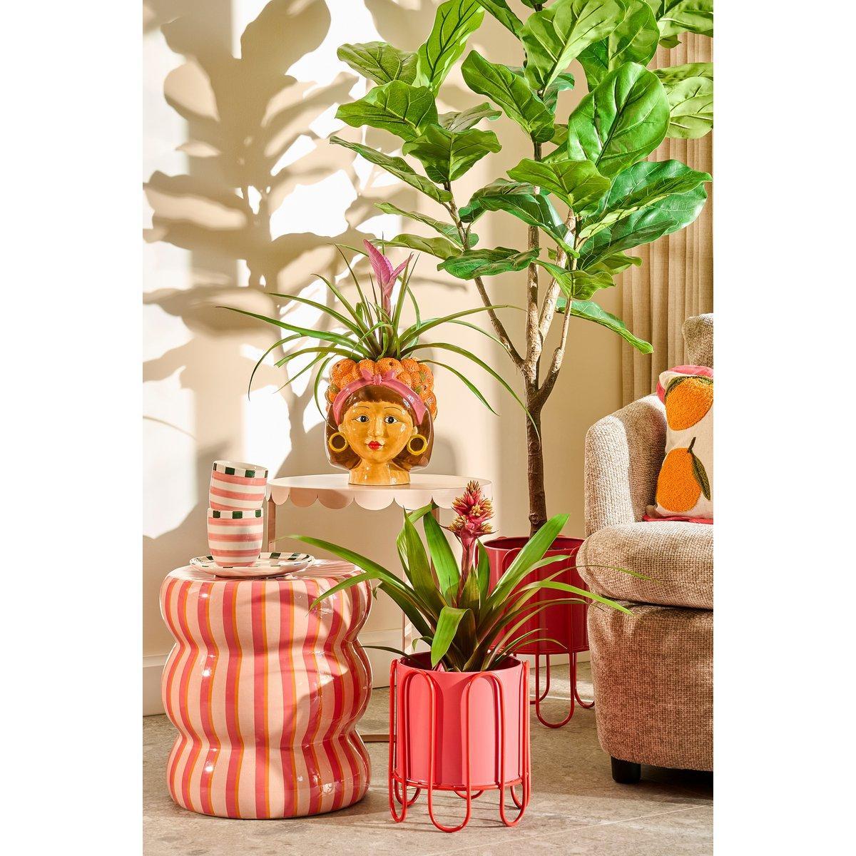 Ficus Lyrata Kunstplant in Pot - H150 x Ø50 cm - Groen-Mica Decorations-Ik Hout ervan.