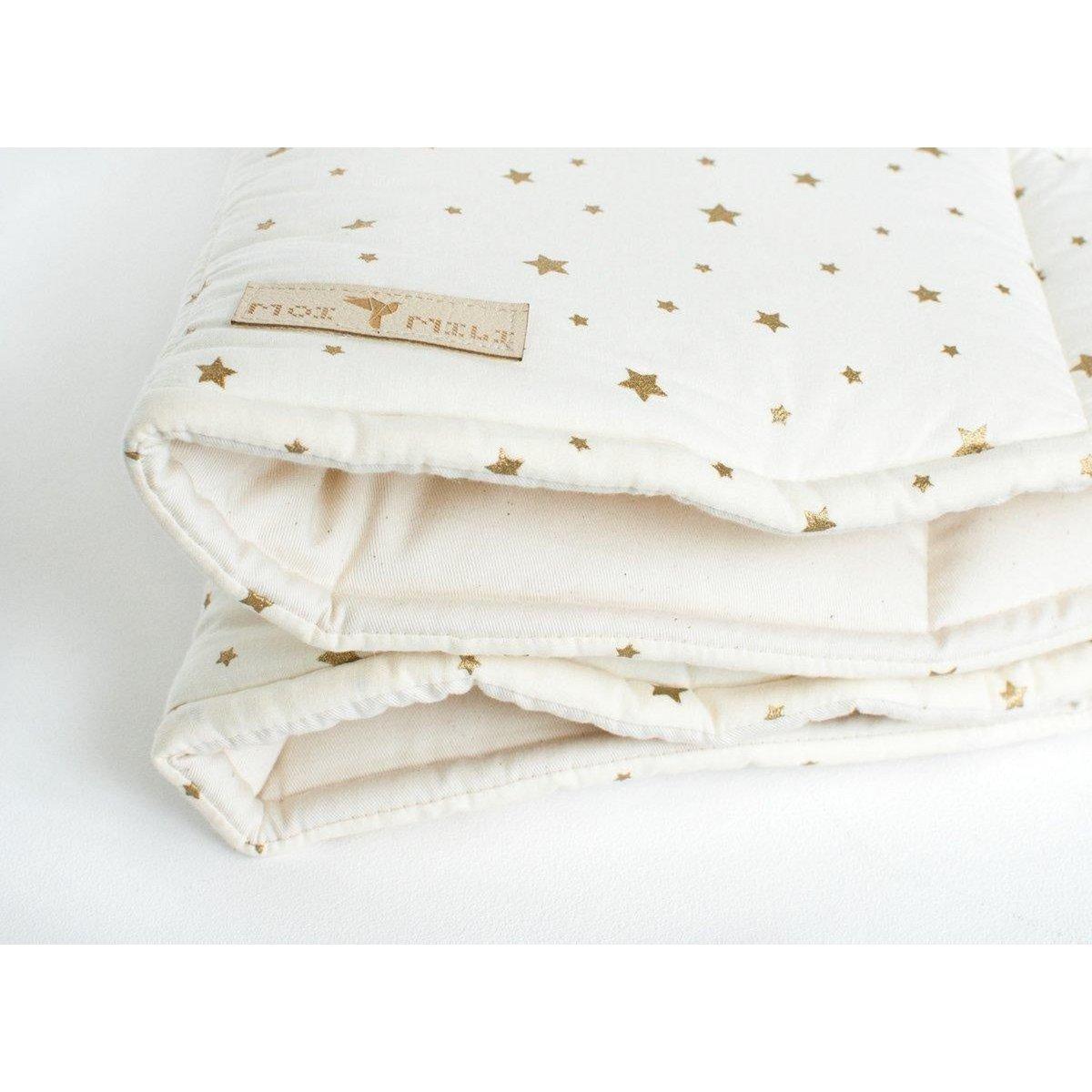 "Gold Star" Tipi met guirlande en mattenset-Moi Mili-Ik Hout ervan.