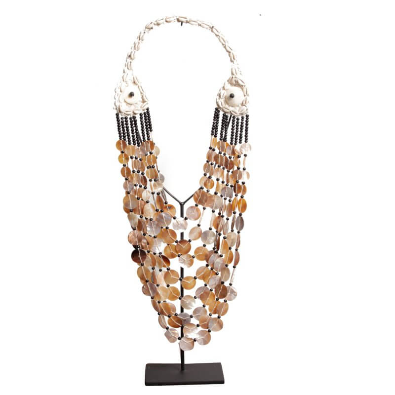 H109 Shell ketting-Pole To Pole-Ik Hout ervan.