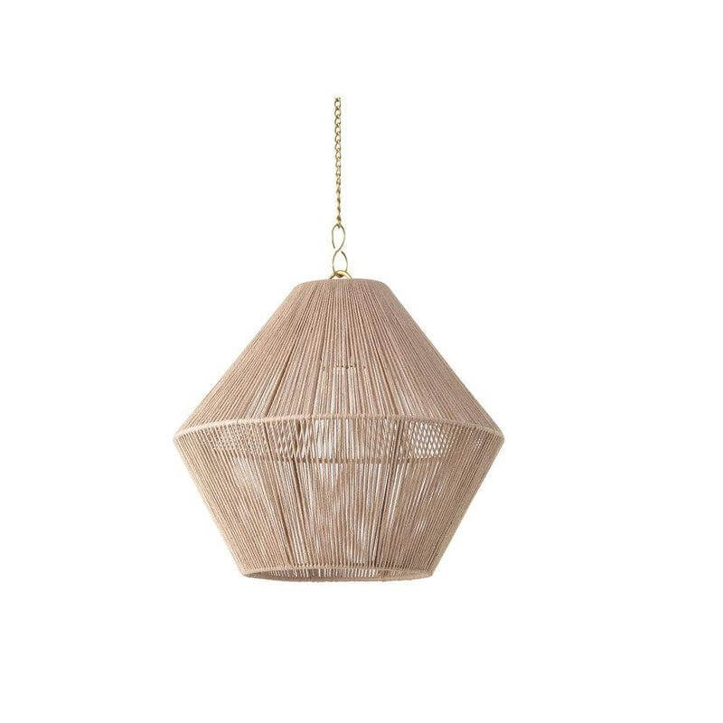 Hanglamp jute Niko met bohemian uitstraling, gemaakt van duurzame materialen voor een trendy en sfeervolle inrichting.