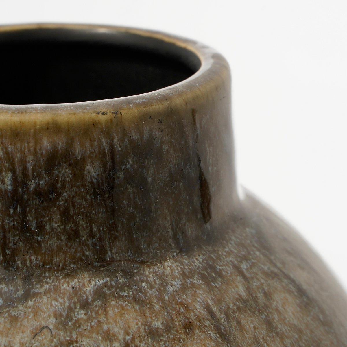 Helma Vaas - H38 x Ø22 cm - Blauw-vazen-Mica Decorations-Ik Hout ervan.