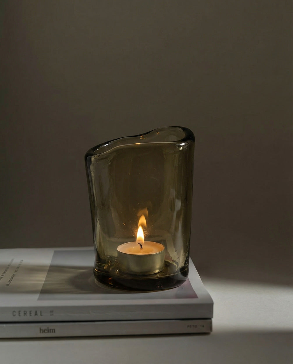 De Nocturne kandelaar - antraciet - L