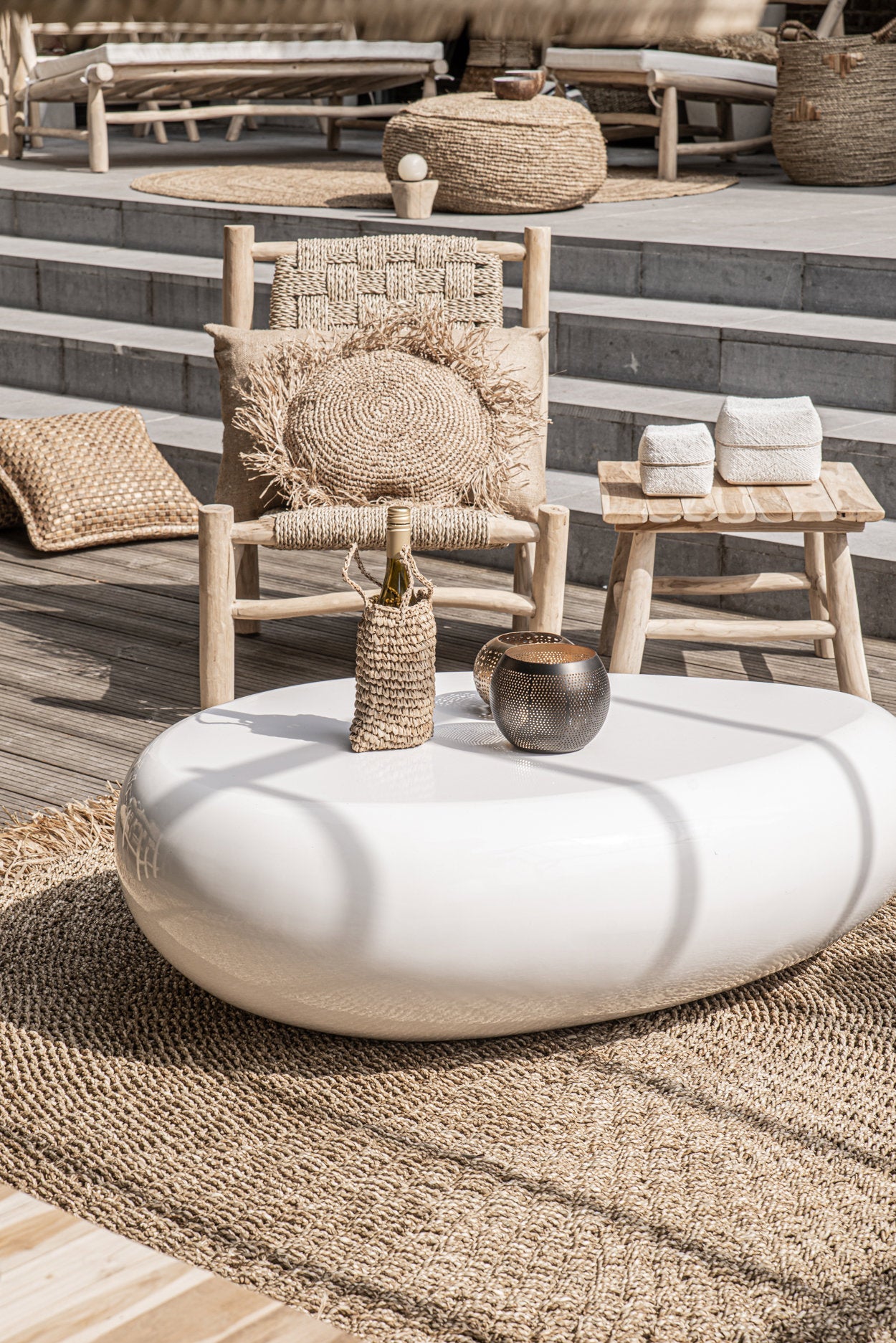 De doorboorde bol - zwartgoud - S