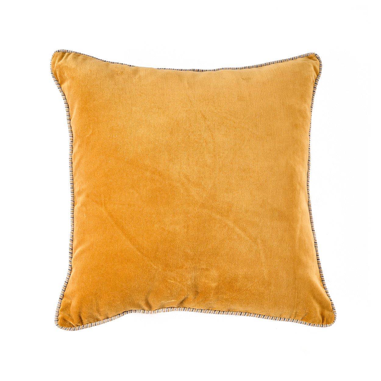 De Velvet Crush kussenhoes - mosterd - 50x50