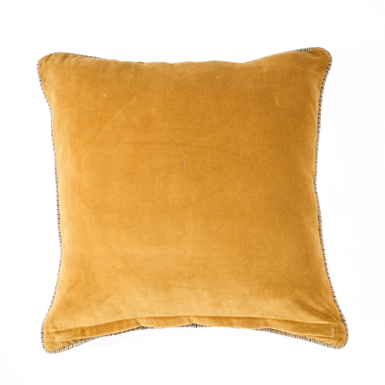 De Velvet Crush kussenhoes - mosterd - 50x50