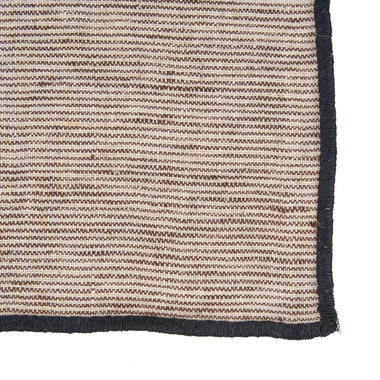 The Code linnen servet - natuurlijk zwart - 45x45