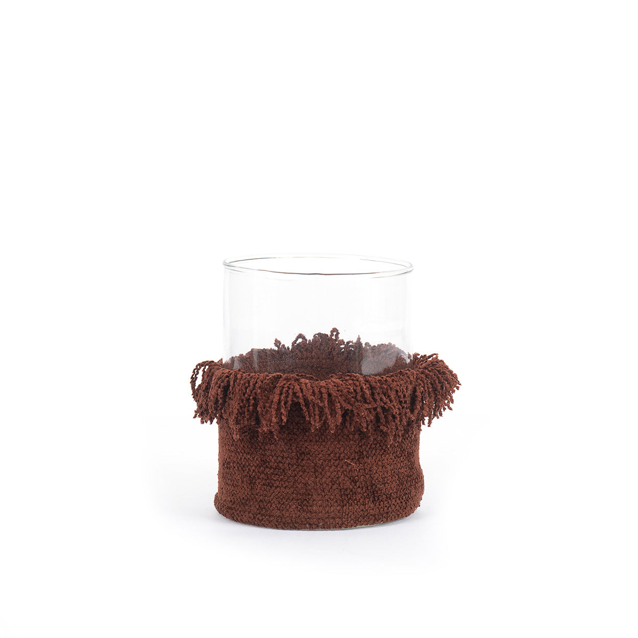 The Oh My Gee Kaarsenhouder - Bordeaux fluweel - L