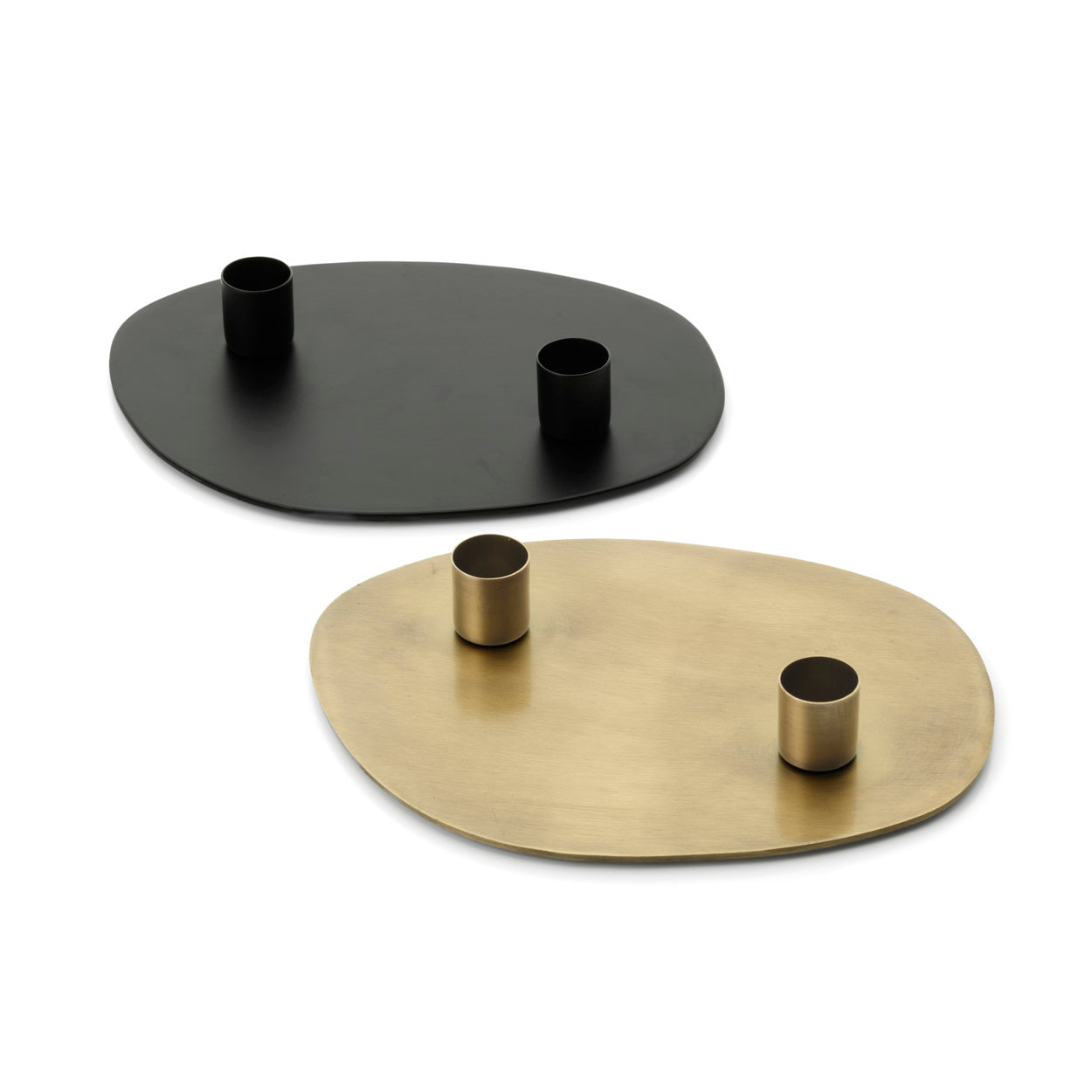 De Glowpad kaarsenhouder - Zwart - M