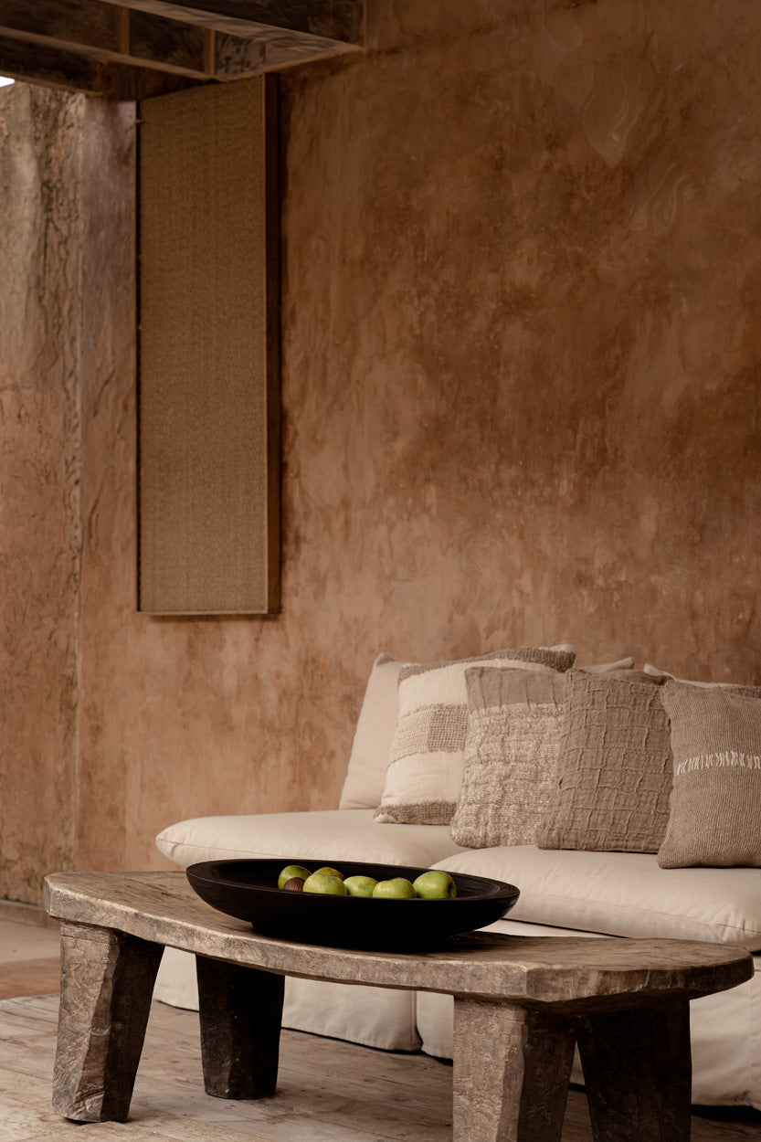 The Linen Edit Kussenhoes - Naturel