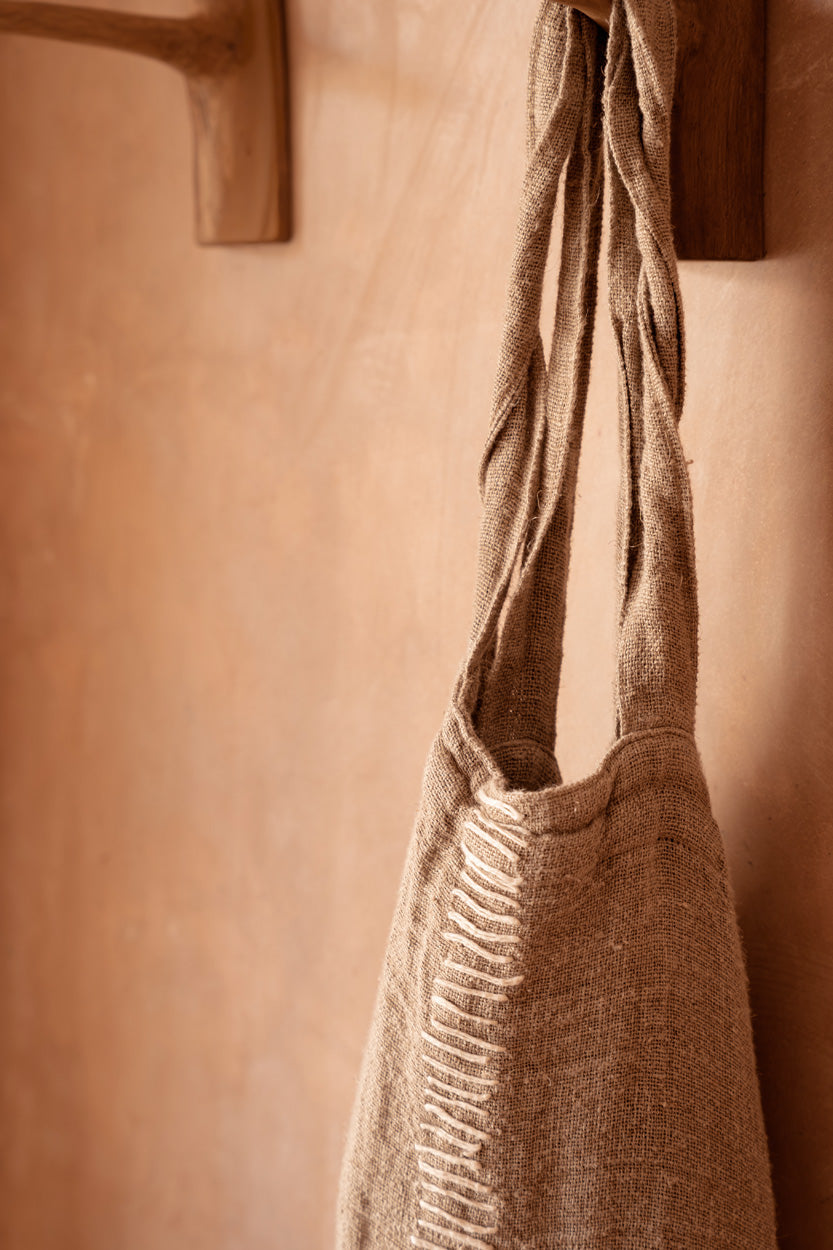 De Tote-ally linnen shopper - naturel