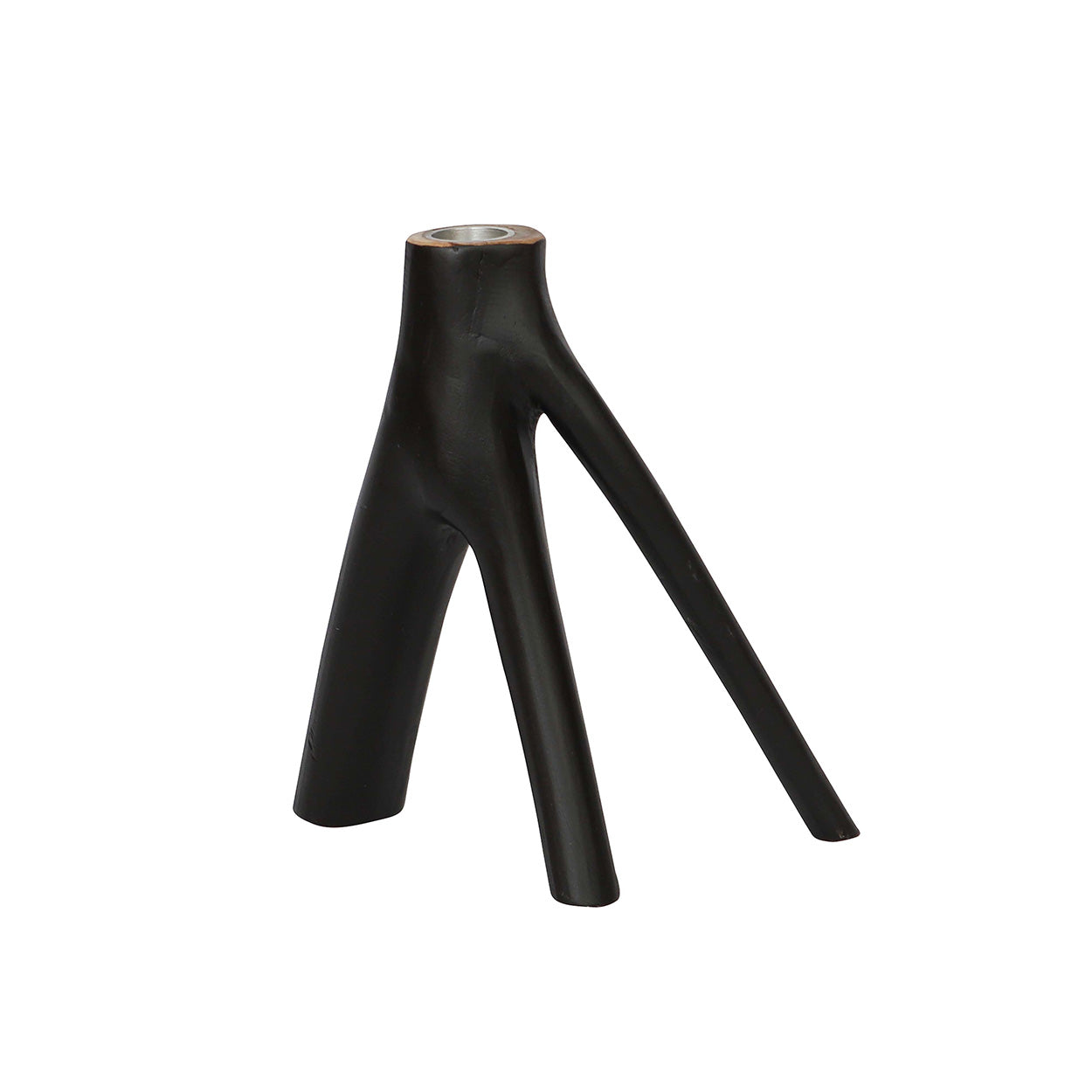 The Triple Twig Candle Holder - Zwart