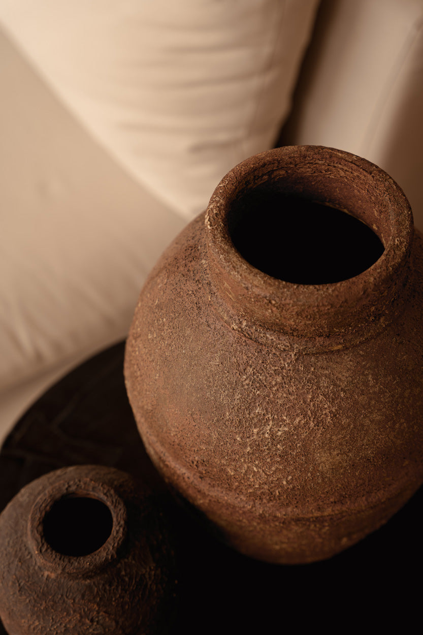 De Amfoor Rustica Vaas - Terracotta - L