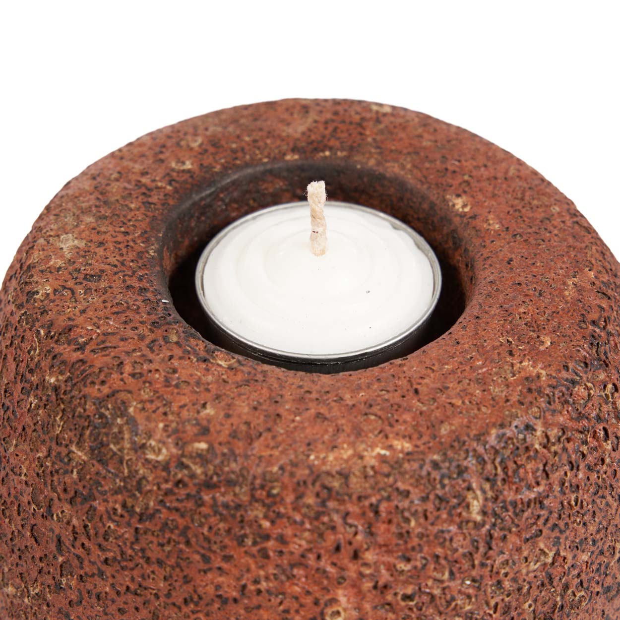 De Cavestone kandelaar - terracotta