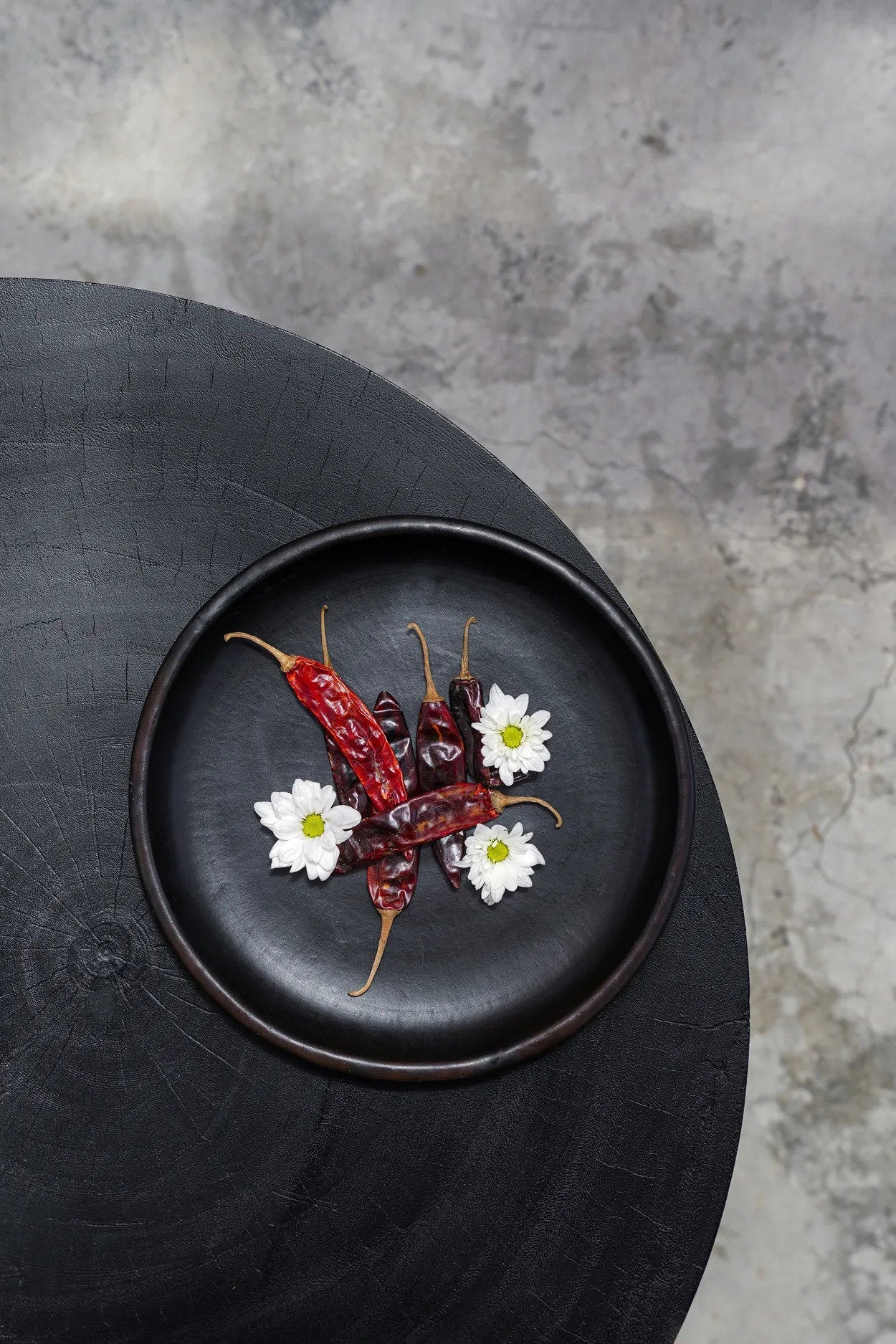 The Burned Classic Plate - Zwart - M
