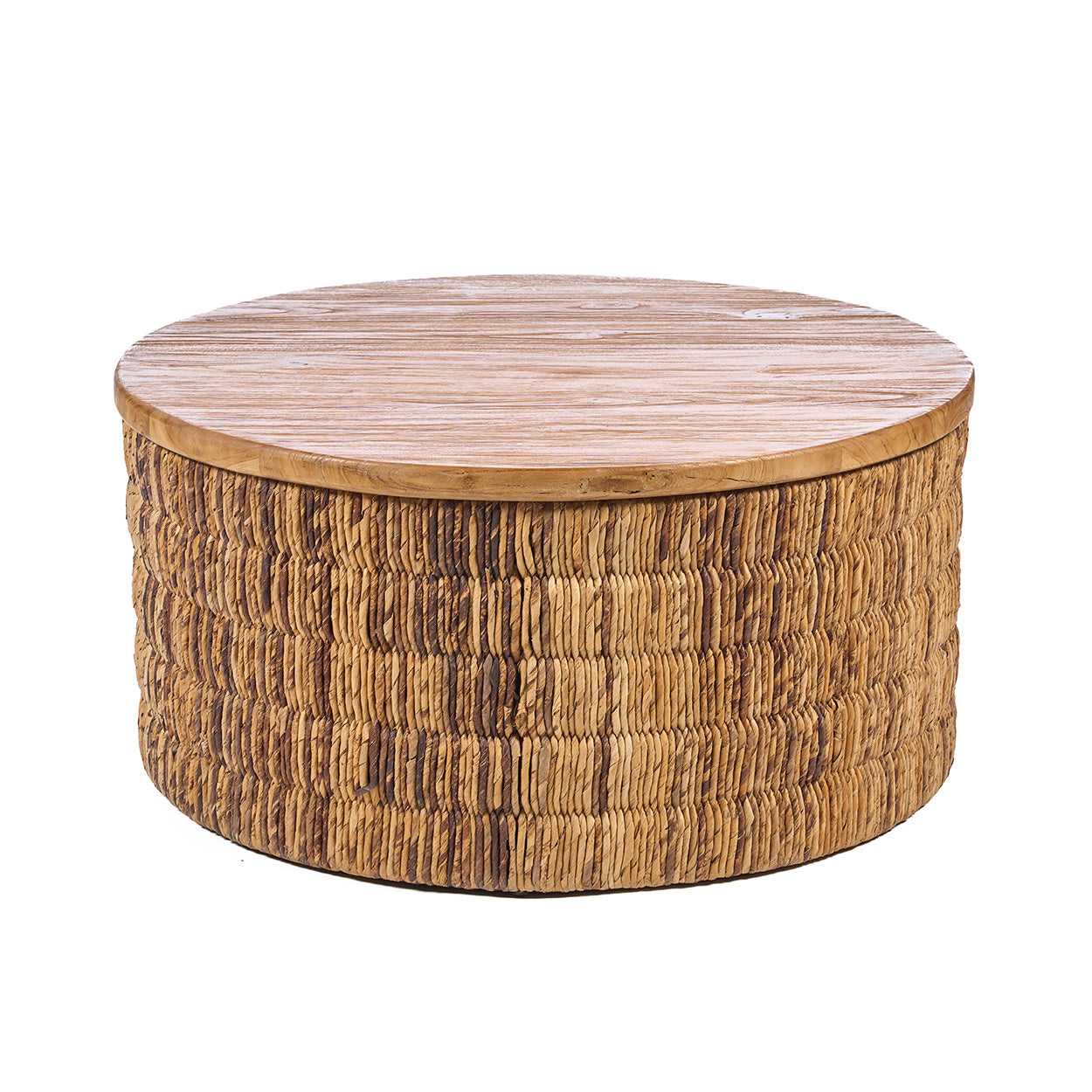 Abaca ronde Magani-salontafel - naturel