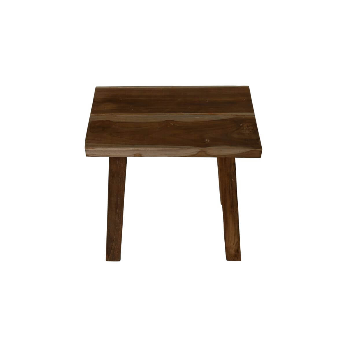 Teakhouten kruk Buiten - 45x29x45 cm, natuurlijk design voor tuin en terras