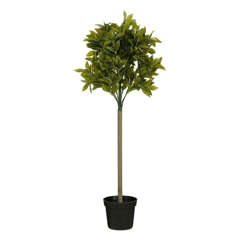 Laurierboom Kunstplant - H120 x Ø40 cm - Groen-Kunst planten-Mica Decorations-Ik Hout ervan.