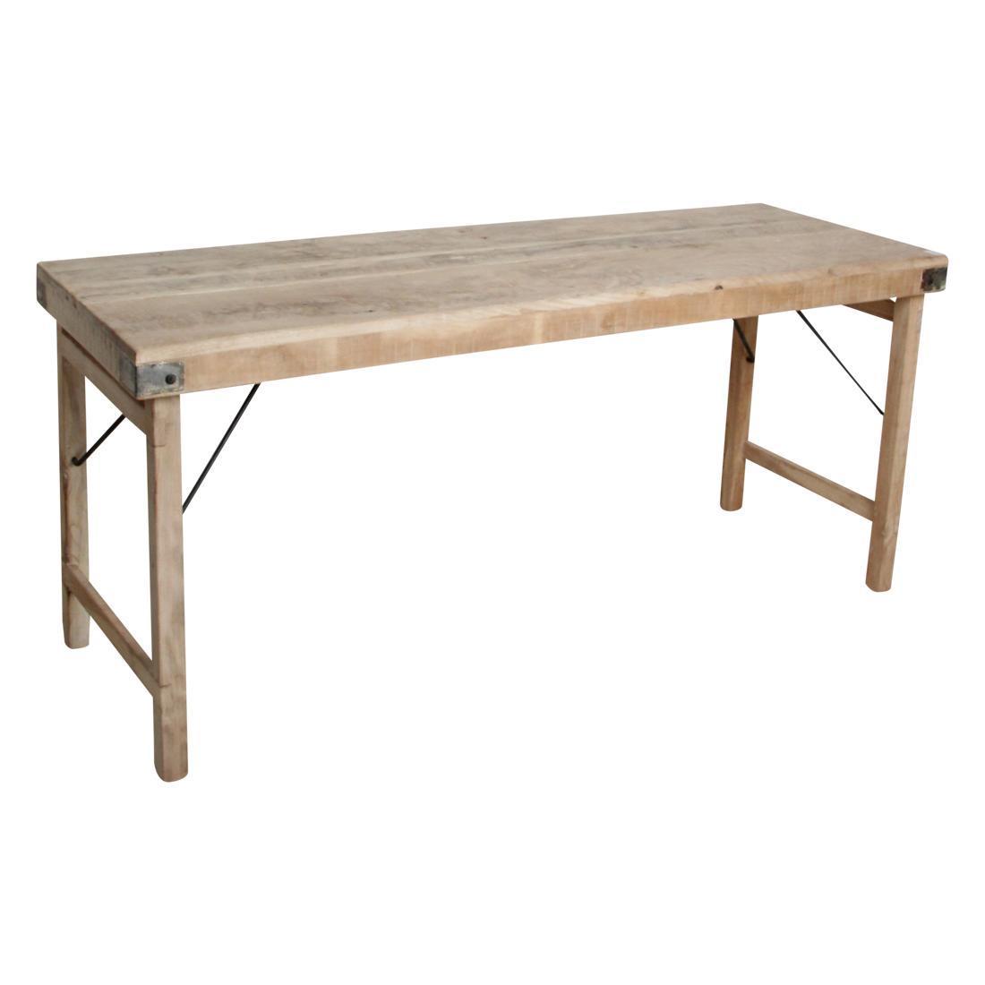 Limewash markttafel/eettafel-Raw Materials-Ik Hout ervan.