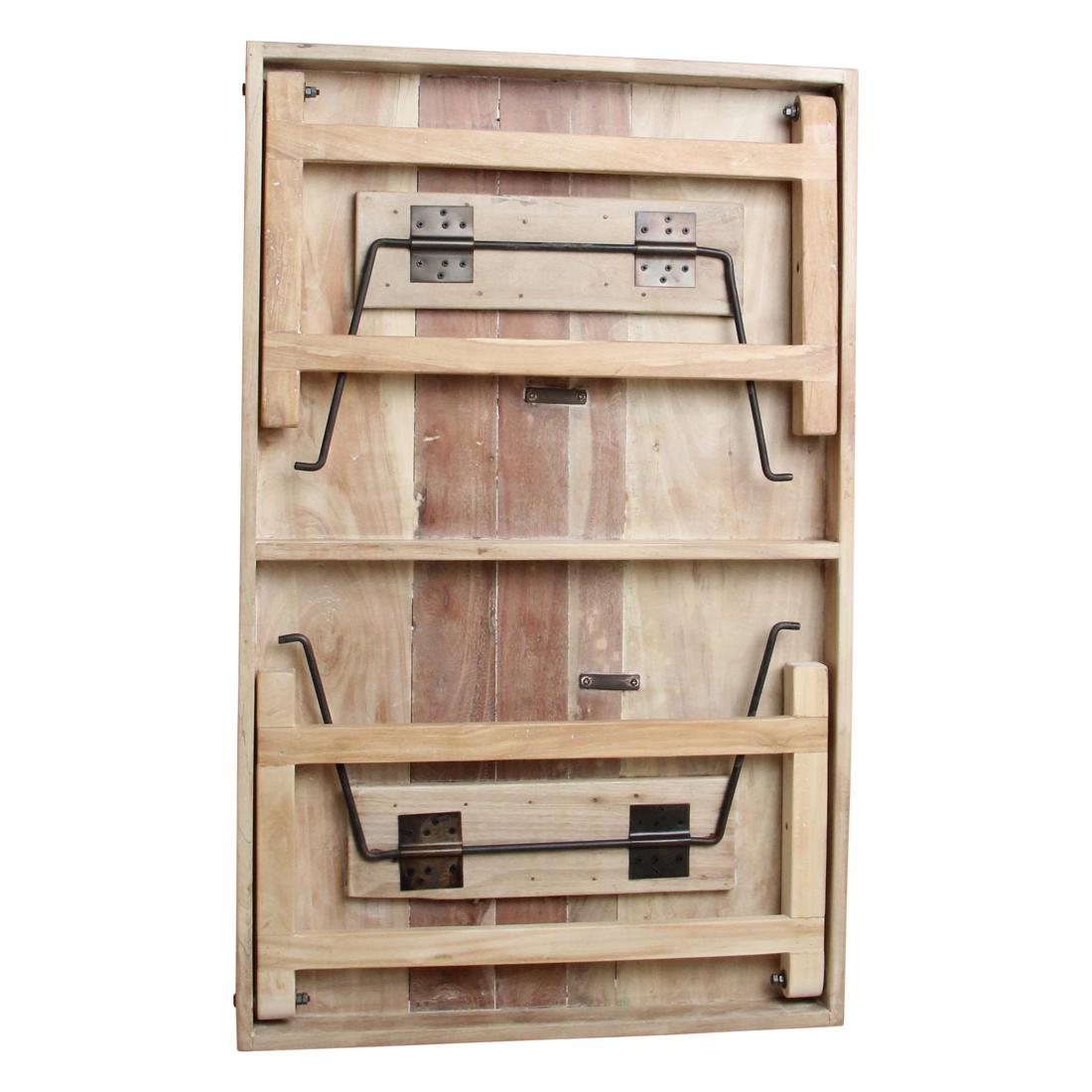 Limewash salontafel inklapbaar-salontafel-Raw Materials-Ik Hout ervan.