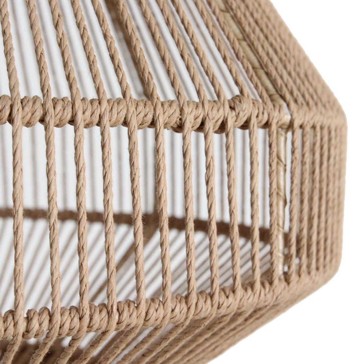 Linea hanglamp Diamond naturel-Hanglampen-Raw Materials-Ik Hout ervan.