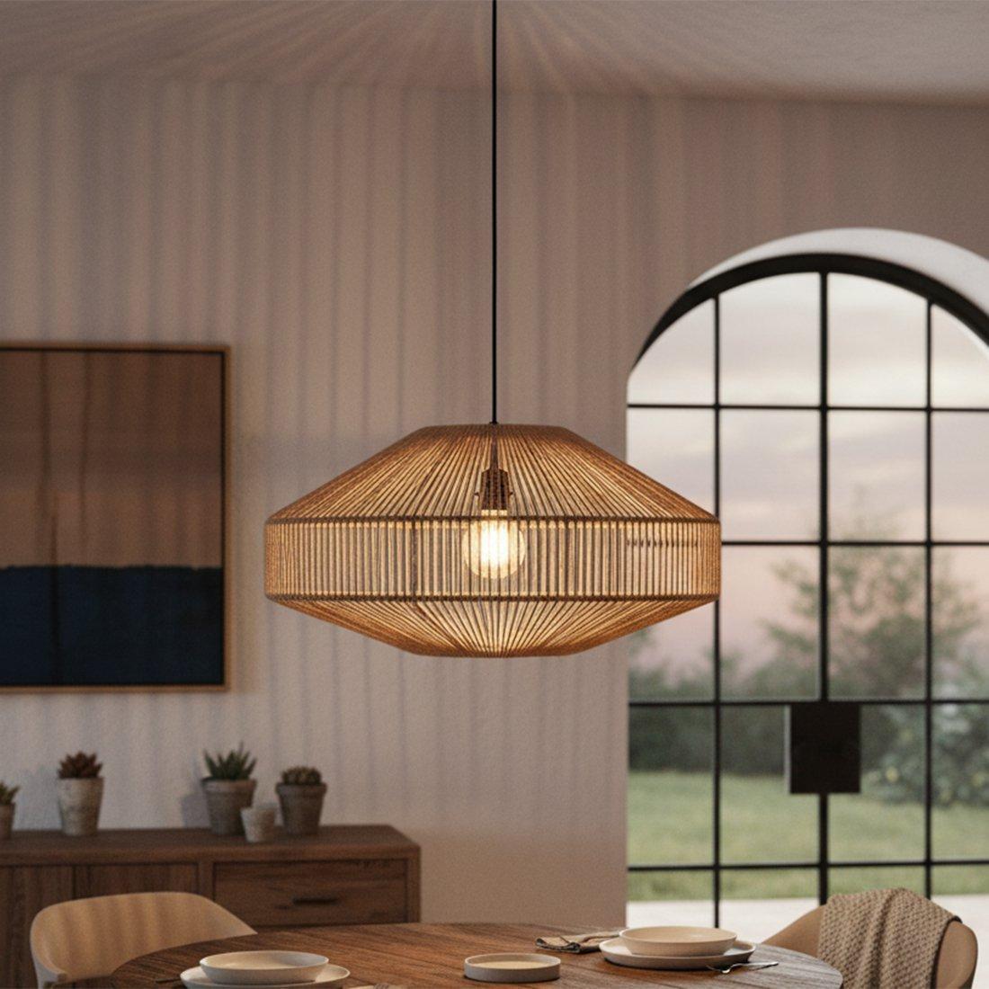 Linea hanglamp Gem natural-Hanglampen-Raw Materials-Ik Hout ervan.