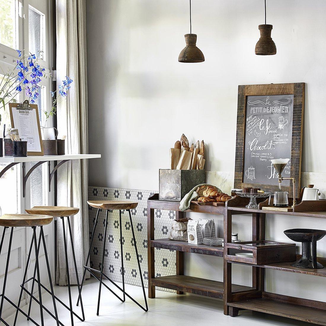 Loft barkruk naturel-barkruk-Raw Materials-Ik Hout ervan.