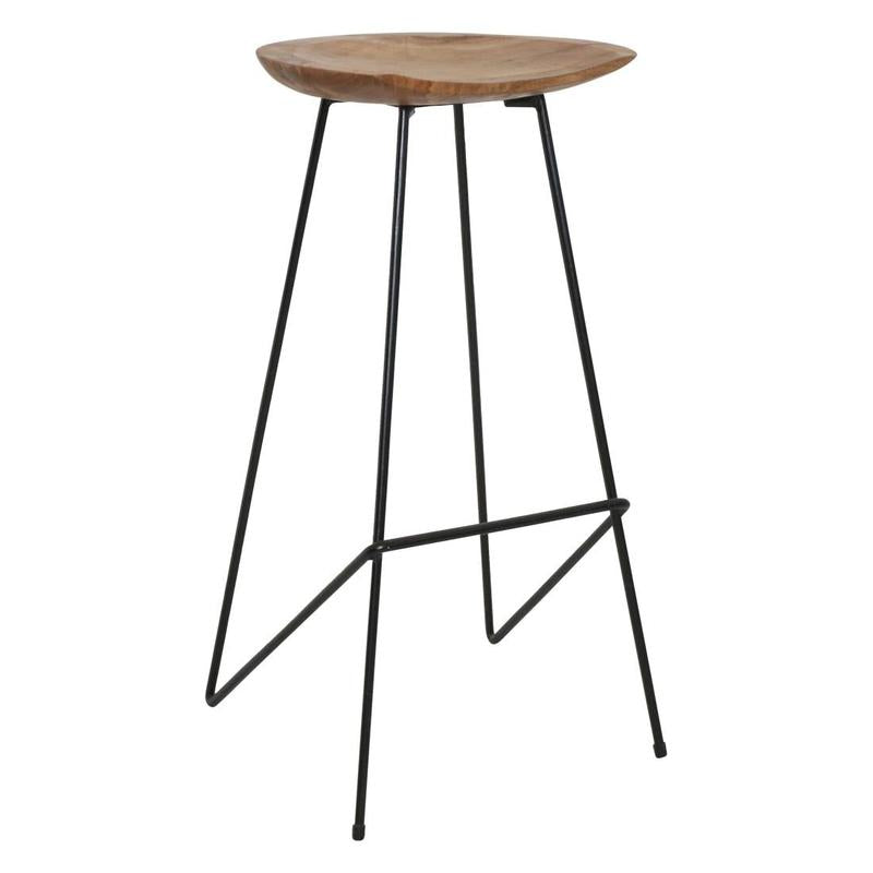 Loft barkruk naturel-barkruk-Raw Materials-Ik Hout ervan.