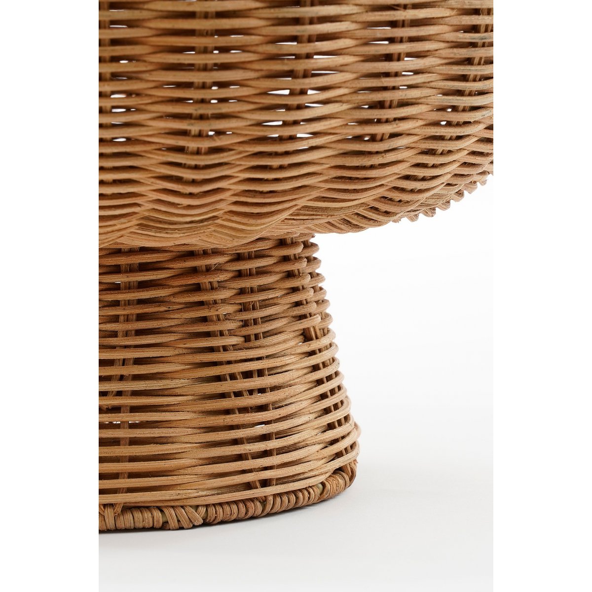 Loulou Decoratie Vaas - H42 x Ø40 cm - Rotan - Bruin-vazen-Mica Decorations-Ik Hout ervan.