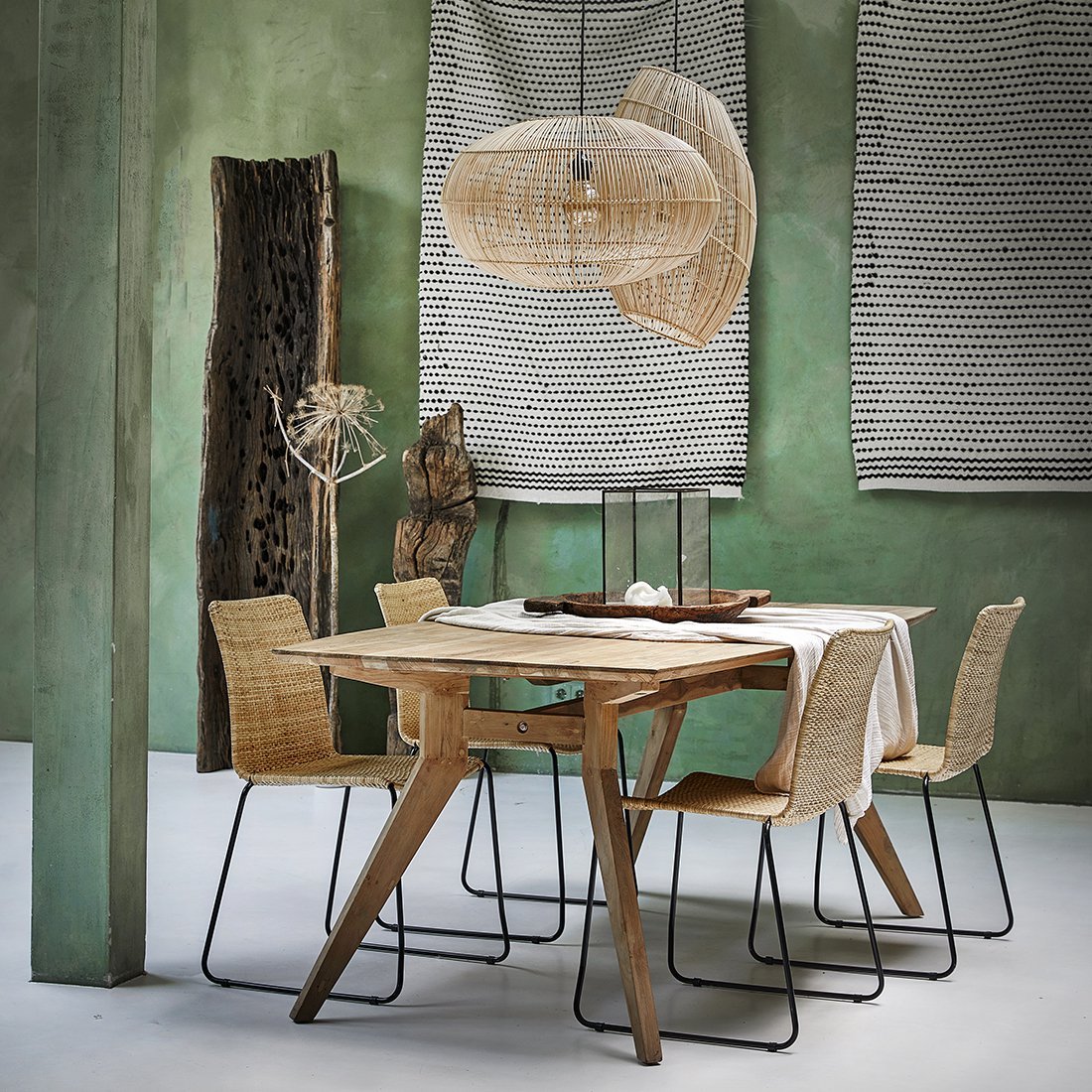 Luna hanglamp Orbit naturel-Hanglampen-Raw Materials-Ik Hout ervan.