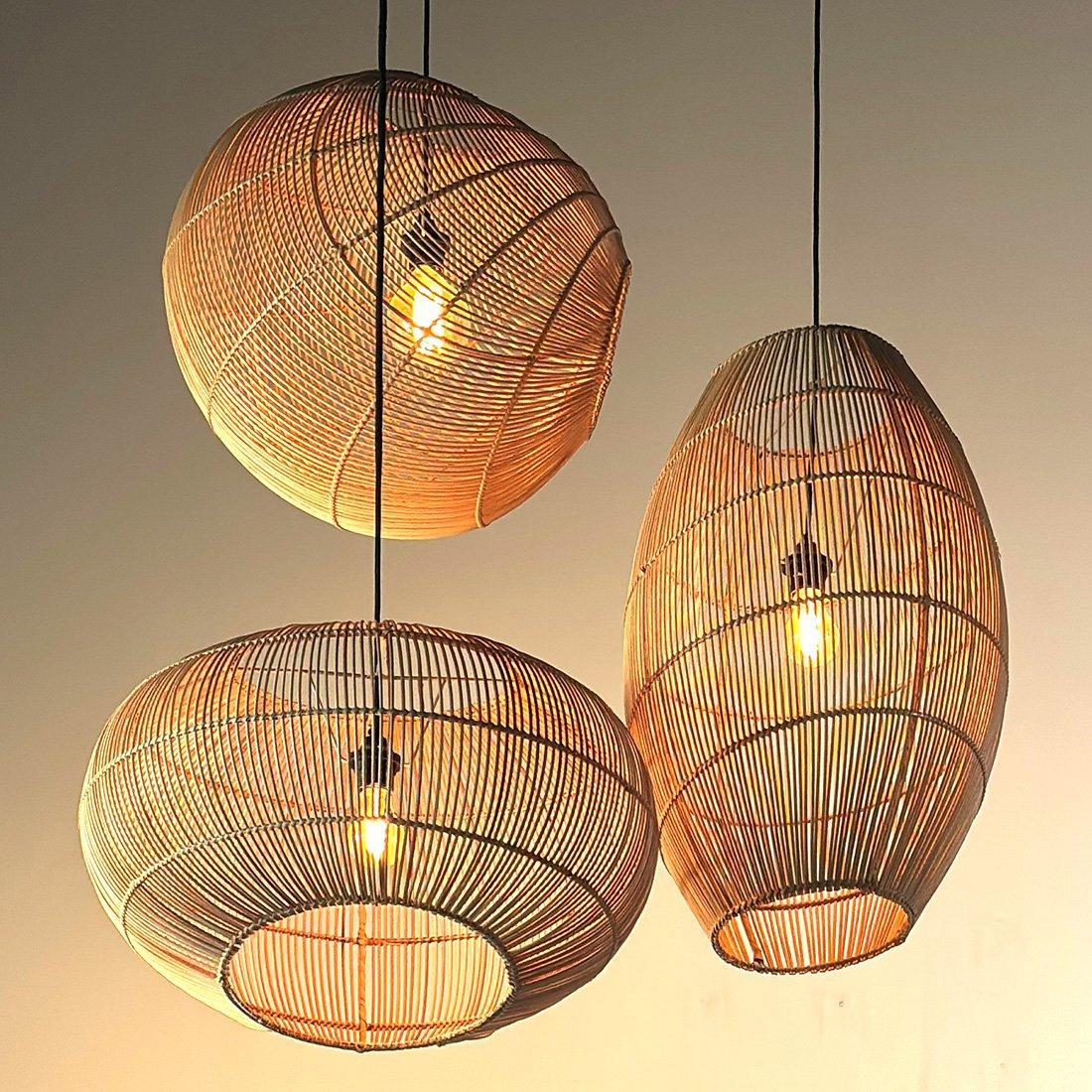 Luna hanglamp Orbit naturel-Hanglampen-Raw Materials-Ik Hout ervan.