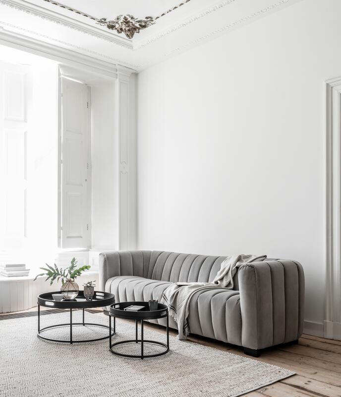 Salontafel Golden Fiber groot