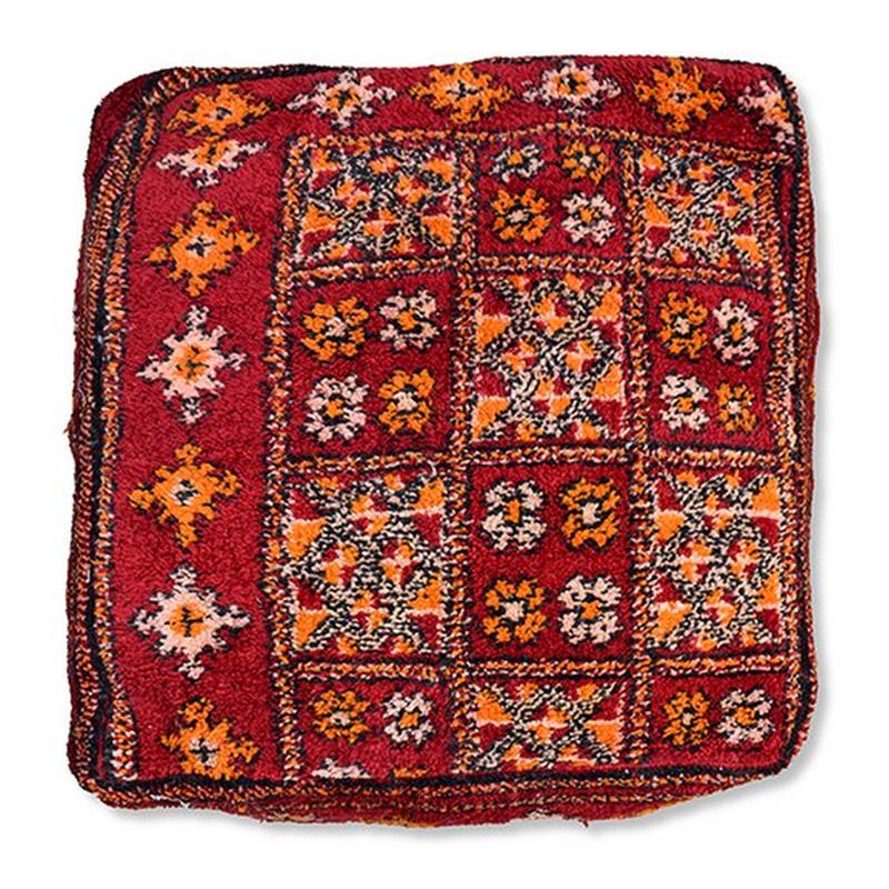 Marokkaans vloerkussen vintage - K1342-Vloerkussens-Poufs & Pillows-Ik Hout ervan.