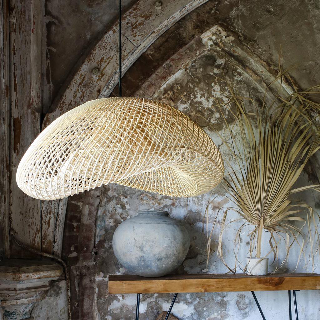 Maze hanglamp Organic naturel-Hanglampen-Raw Materials-Ik Hout ervan.