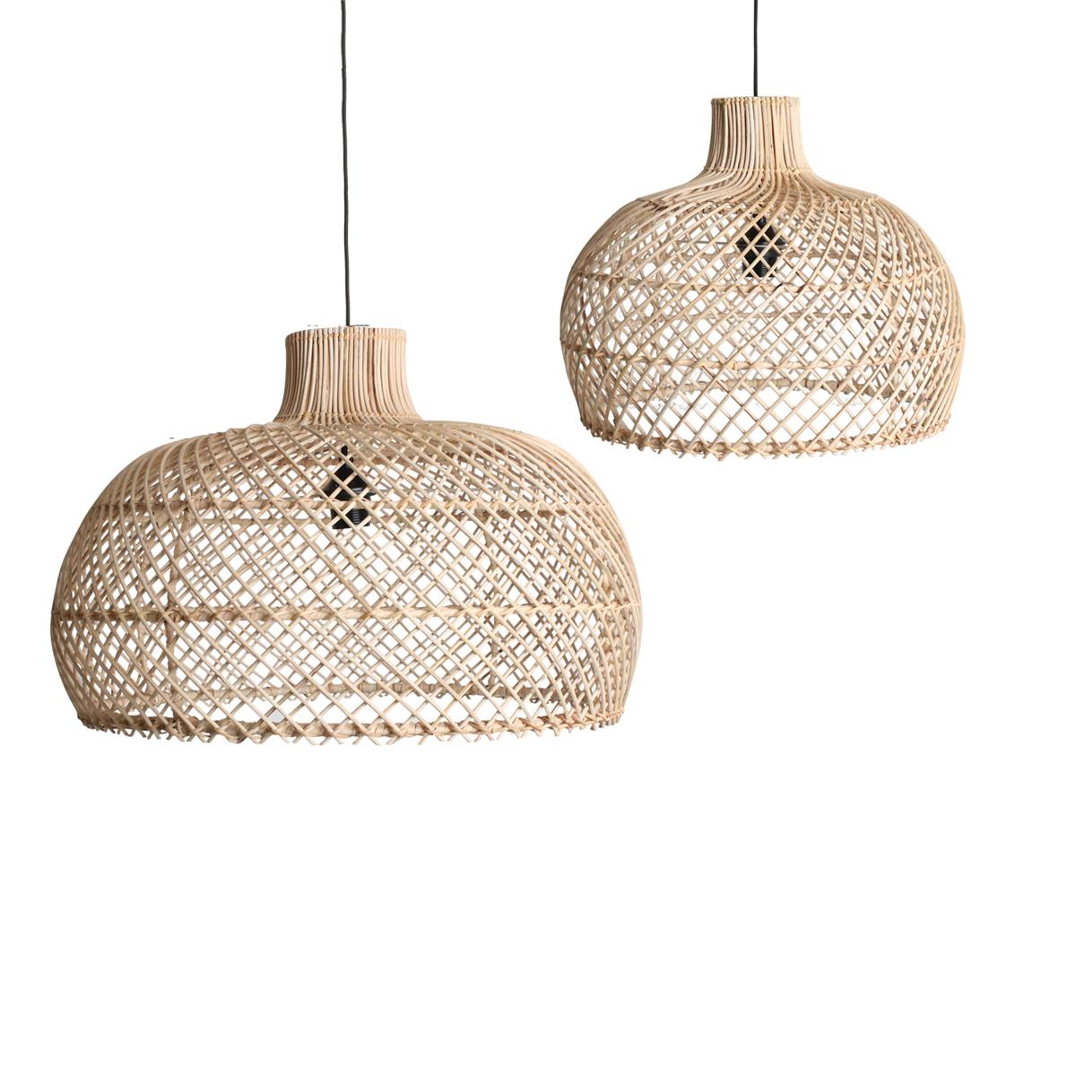 Maze hanglamp naturel Large-Hanglampen-Raw Materials-Ik Hout ervan.