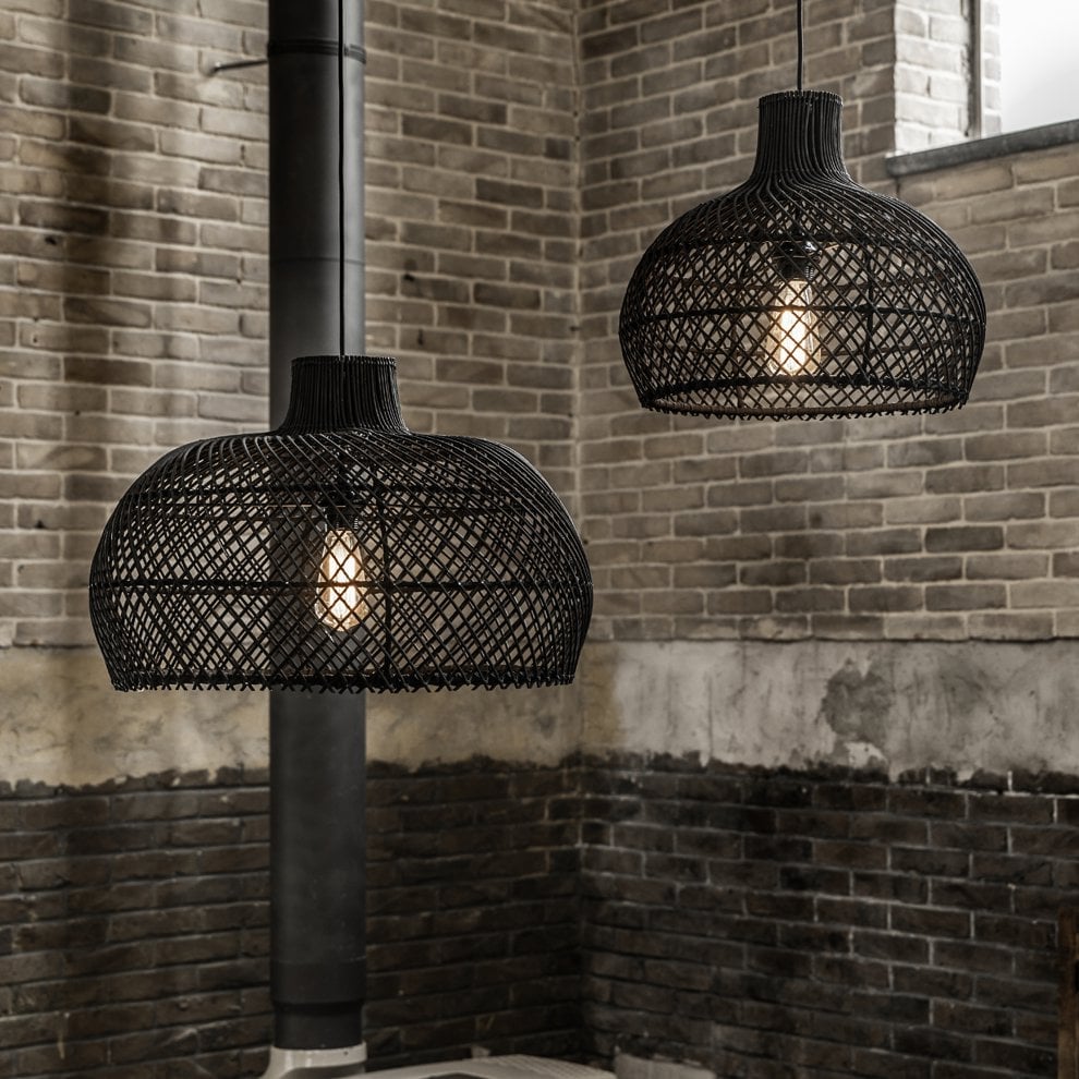 Maze hanglamp zwart small-Hanglampen-Raw Materials-Ik Hout ervan.