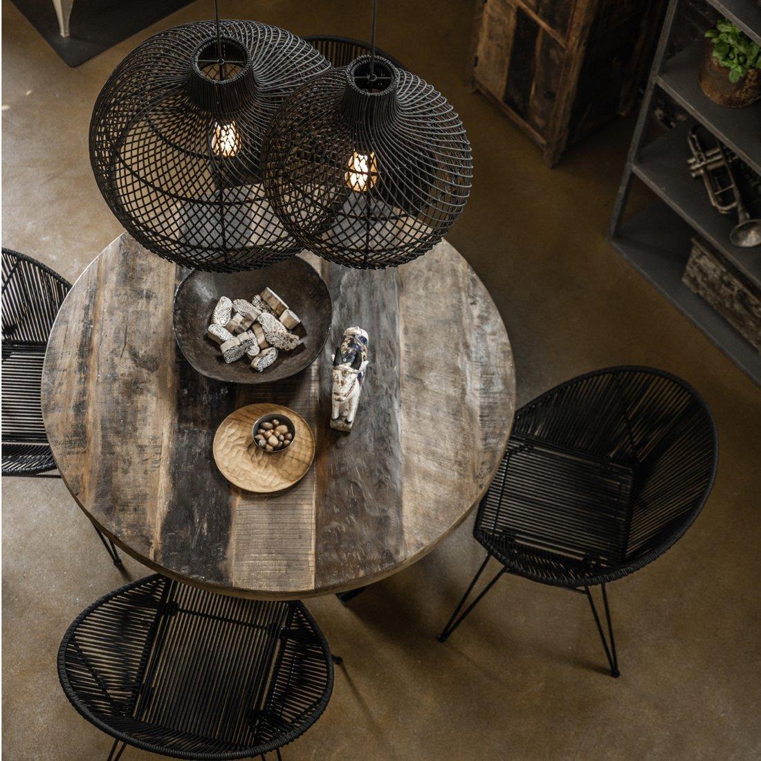 Maze hanglamp zwart small-Hanglampen-Raw Materials-Ik Hout ervan.