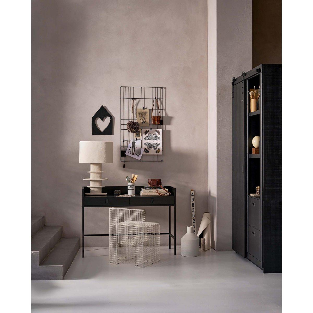 Memo Board Wire Black 60x105cm-vtwonen-Ik Hout ervan.