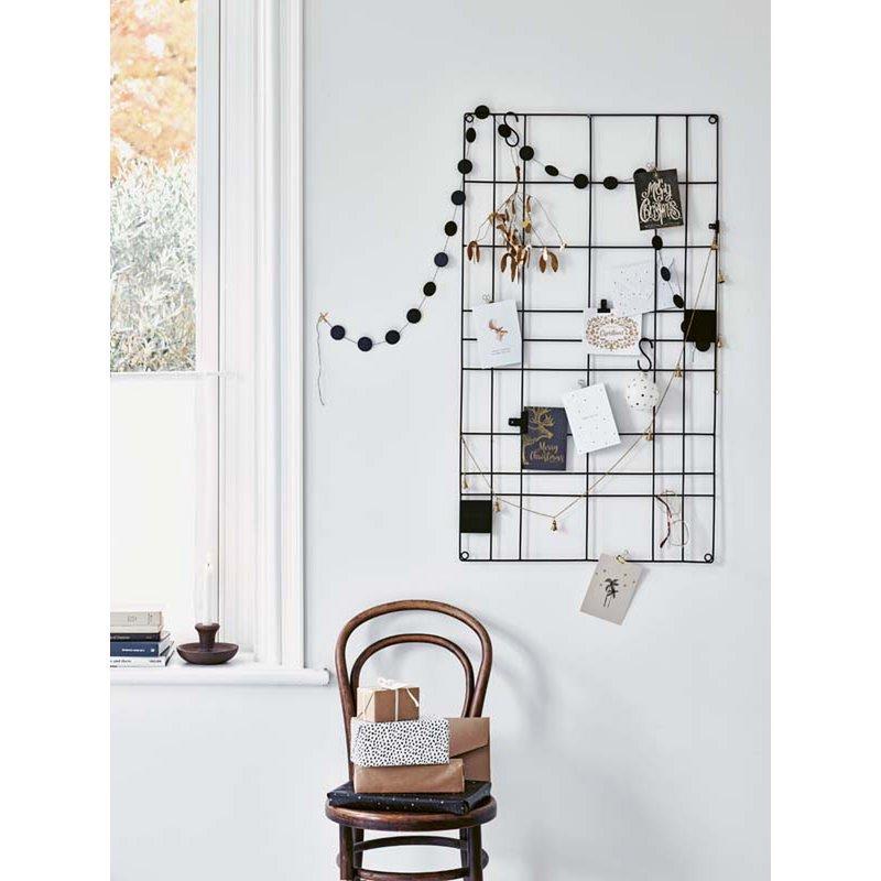 Memo Board Wire Black 60x105cm-vtwonen-Ik Hout ervan.