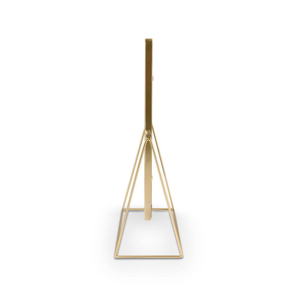 Mirror Rectangular on Stand Gold 26.5x42.7x14cm-boho musthaves-vtwonen-Ik Hout ervan.