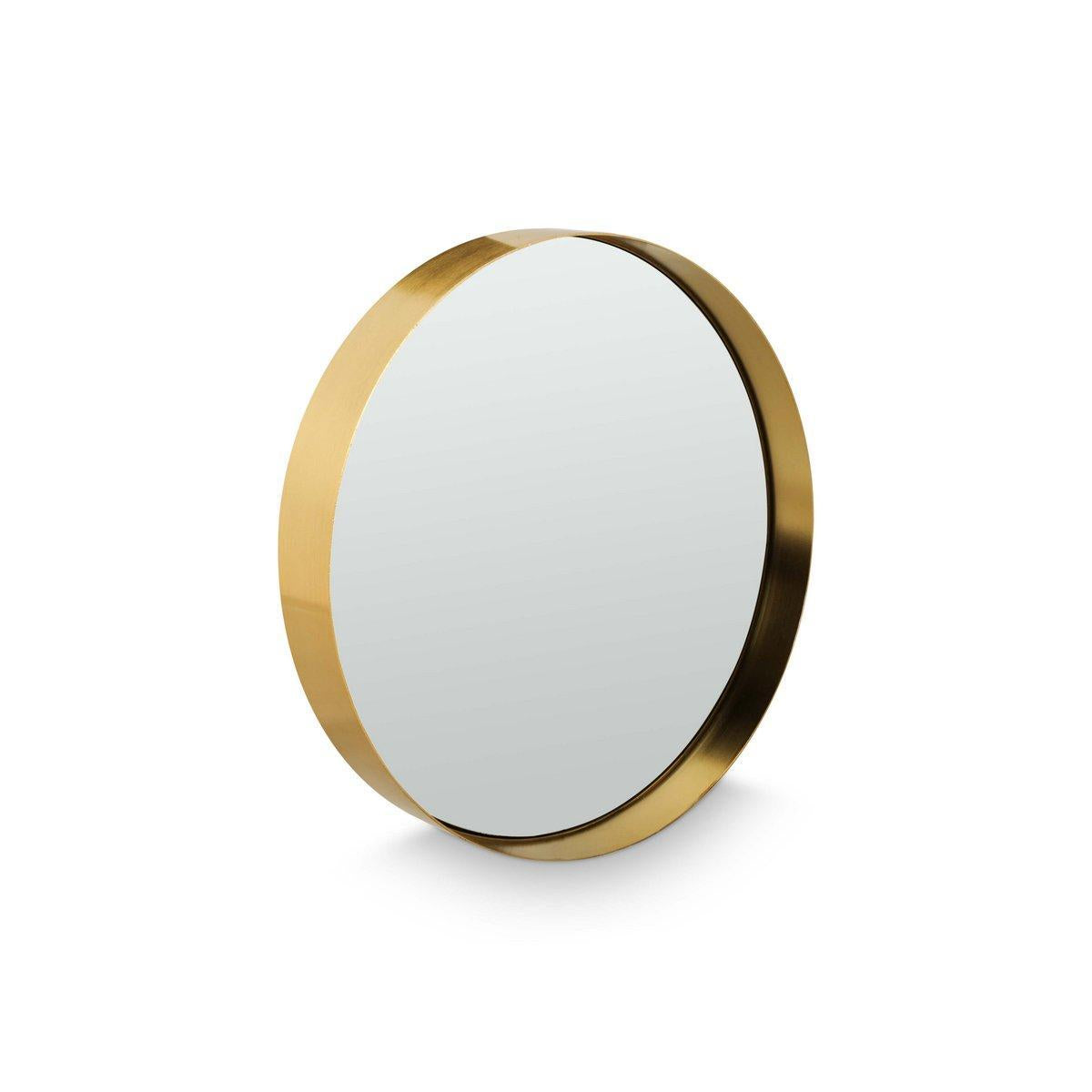 Mirror Round Deep Gold 30cm-boho musthaves-vtwonen-Ik Hout ervan.