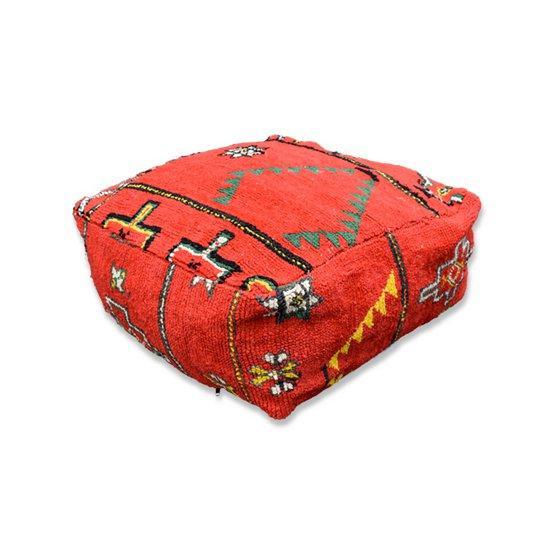 Moroccan Floor Cushion - K973-Vloerkussens-Poufs & Pillows-Ik Hout ervan.