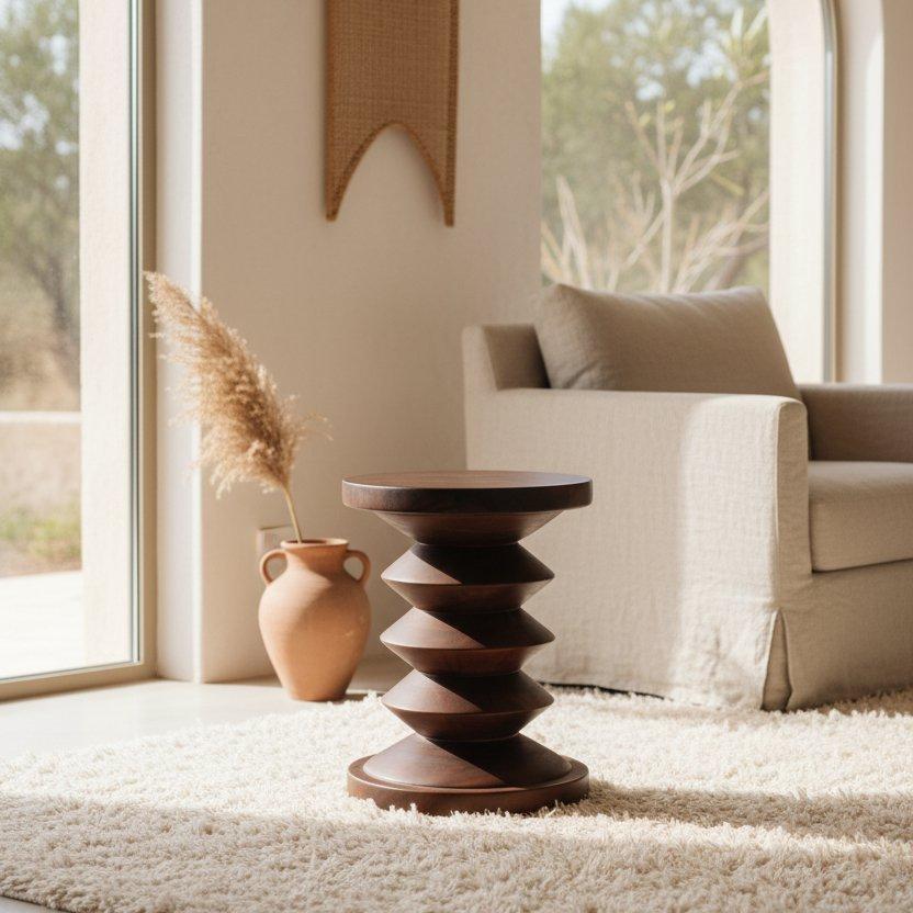 Pacific kruk/bijzettafel Kiribati-bijzettafel-Raw Materials-Ik Hout ervan.