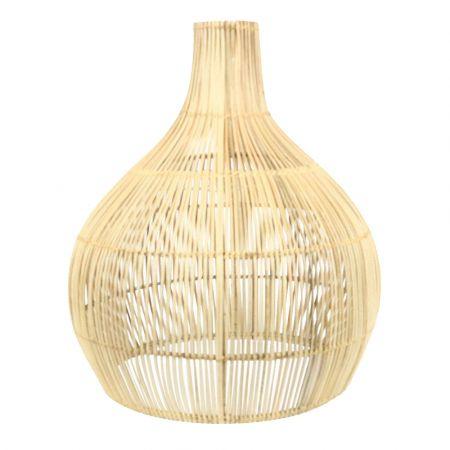 Rotan hanglamp Max - handgevlochten lamp voor een bohemian uitstraling, ideaal voor sfeervolle ambiance in elk interieur.